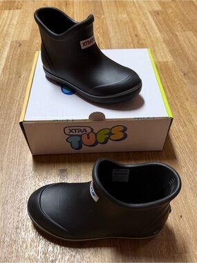 XTRATUF Kids' Ankle Deck Boot Lil Kids’ Youth Size 1 Black XKTF001 BioLite